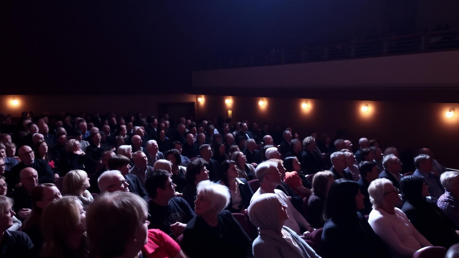 Audience gathered in a theatre